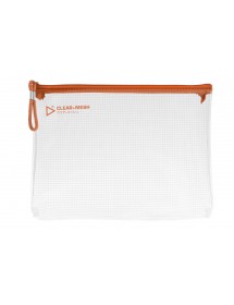 KCK PLAY CLEAR+MESH BAG A5-ORANGE